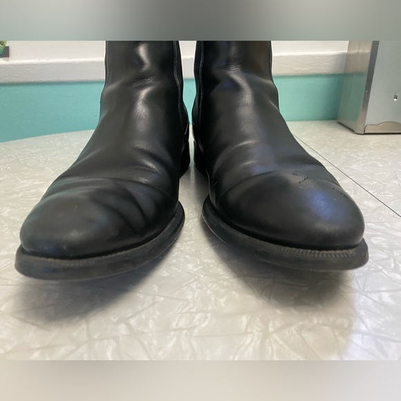 Magnanni Black leather chelsea boots Sz:12 made in Spain - Picture 5 of 12